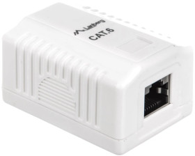 Gniazdo teleinformatyczne natynkowe FTP 1xRJ45 kat.6 OS6-0001-W