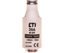 Wkładka bezpiecznikowa 35A DIII gG 690V AC/600V DC 002313508