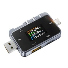 Tester USB FNIRSI FNAC-28 Miernik Napięcia Prądu Mocy 4-24V 6.5A Ekran Kolorowy Monitorowanie Protokół Regulowana Jasność dla Sz