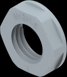 Counter nut, M12, IP68, gray, 1SNG607002R0000