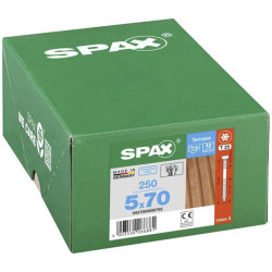 SPAX 0537000500705 Wood screw 5 mm 70 mm Stainless steel A2 250 pcs