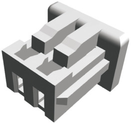 Obudowa złącza 2-pinowe -rzędowe raster: 1.25mm TE Connectivity Żeński Montaż na kablu HPI Złącze przewód - płytka