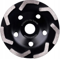 Tarcza diamentowa 125 do szlifowania betonu kamienia turbo typ L Schmith