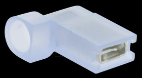 F614488 Flag female disconnects 4,8x0,8 blue