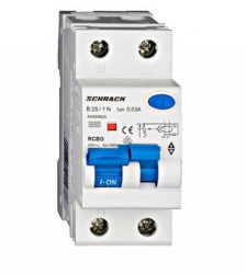 Wyłącznik inst.z członem róż.prąd. B25/1+N/30mA typ A, 6kA Seria AMPARO