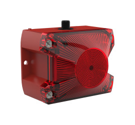 Sygnalizator 24 V DC Migające Czerwony Montaż panelowy Ksenon