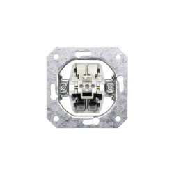 Siemens 5TA21180KK Delta shutter Switch titanium white SCHUKO socket