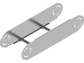 Element ELDST300H200 łuku przegubowego grubość blachy 3,0mm 435733 BAKS