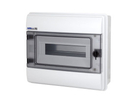 Rozdzielnica hermetyczna podtynkowa 12 modułowa 1x12M drzwi transparentne IP65 RHp-12 36.120 ELEKTRO-PLAST