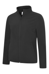 Kurtka typu softshell, rodzaj Damski, XL, Elastan, poliester, Czarny