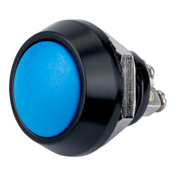 Zip Switch GQ12B-A Blue 12mm IP65 Vandal Resistant Switch SPST Off-On Blue