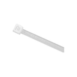 HellermannTyton 138-00007 Inside Serrated Cable Tie Clear 4.6mmx245mm (100pcs)