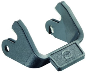 Locking bracket, size 10/16/24B, PC/stainless steel, cross bow locking, 09000005246