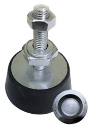 Mocowanie antywibracyjne, M8, Ø 49mm, H 20mm, 65, materiał: Guma naturalna 65 Shore A, RS PRO