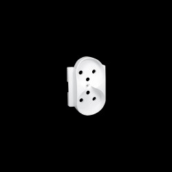 Pokrywa gniazda podwójnego z/u 82068PDZ-30 biała Simon82 Kontakt-Simon