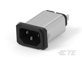 Filtr wejściowy złącza IEC 15A TE Connectivity Zatrzask
