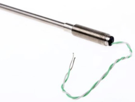 Termopara typ K do +1100C 250mm kabel 100mm, Stal nierdzewna IEC