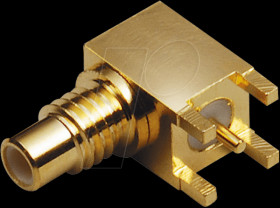 SMC-Einbaubuchse, gold-plated