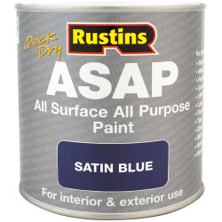 Rustins ASAPBU250 ASAP Paint Blue 250ml