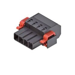 Weidmüller 1061100000 Obudowa złącza pin męskiego na kabel SVF 7.62HP/06/180MF SN BK BX, wire-to-board, piny: 6, 25 szt.