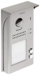 Dwuabonentowa stacja bramowa z wbudowanym czytnikiem zbliżeniowym umożliwiającym otwieranie wejścia za pomocą RFID S1102A