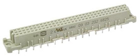 Złącze DIN 41612 32 -pinowe 3 -rzędowe raster: 2.54mm Żeński 09032326825
