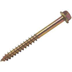 ForgeFix SPECS10130Y Spectre&#x2122; Coach Screw Hexagon Head ZY M10 x 130mm Box 50