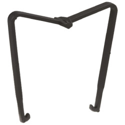 Zacisk ustalający przekaźnika, Zacisk zatrzymujący, Plastik, do użycia z: Gniazdo RP,