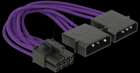 83705 Power Cable PCI Express 8 pin male&gt;2x4 pin male