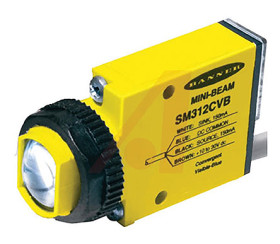 Czujniki fotoelektryczne w obudowie prostokątnej Banner NPN/PNP zakres 3 m LED