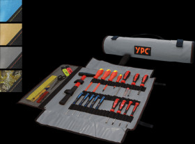 BG00014BKGY "VarioRoll XXL" tool roll bag, grey-black, 62x44 cm