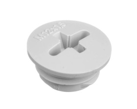 Zaślepka poliestrowa M12 SKINDICHT BLK-M 12x1,5 jasnoszara 52006600