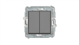 Mini Łącznik Pojedynczy Ze Schodowym (Wspólne Zasilanie) Szary Mat 27Mwp-10.1