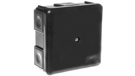 Puszka Hermetyczna N/T 86X86x39mm Pusta Ip55 Czarna 0226-02