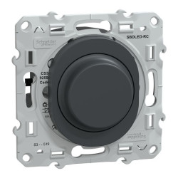 Ściemniacz, Ovalis, ścieżki: 1, pokrętła: 1, Przycisk, 0.4W, 250V