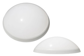 Plafoniera PANTERA 25W E27 biały pierścień, klosz mleczny D.3190M