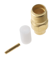 Złącze koncentryczne Montaż na kablu Żeński 50Ω typ złącza Złącze SMA 0 to 18GHz Lutowane typ kabla RG402