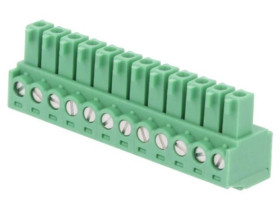 MC1.5/12-ST-3.81 Złącze listwa zaciskowa rozłączalna, wtyk, żeńskie, 8A, 160V
