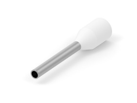 Końcówka tulejkowa długość 10mm Biały średnica 1mm Izolowane TE Connectivity