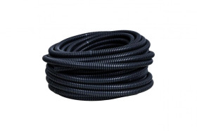 Rura karbowana 320N czarna 12,4/8mm 17008C /30m/