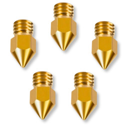 Zestaw 5szt Dysza MK7/MK8 0.4mm M6 Mosiądz Ender 3 CR10 Drukarka 3D 1.75mm