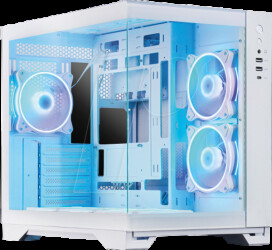 GM-30W-TG-OP CHIEFTEC Visio ATX enclosure, tempered glass, RGB, white