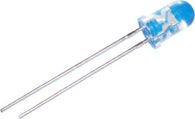 LED, THT, round, Ø 5.8 mm, white, 5000 to 8500 mcd, 30°, 504WC2V-W2-3PD