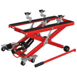Sealey MC4500 Motorcycle &amp; Quad Scissor Lift 500kg Capacity Hydraulic