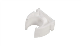 Uchwyt Otwarty Do Rur Gładkich U 18 Biały 68036 /100Szt./