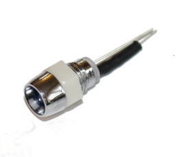Kontrolka LED 5mm niebieska 12V