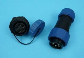 SP-2110 5-PIN 30A/250V IP68 ZŁ.HERMETYC