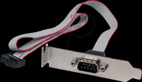 PLATE9M16LP DB9 Serial Port Bracket Header