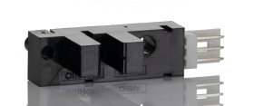 Czujniki fotoelektryczne w obudowie prostokątnej Omron zakres 5 mm