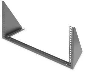 Digitus DN-48005 19-calowy uchwyt ścienny na sprzęt 6 U Pasuje do głębokości szafy: od 300 mm czarny (ral 9005) 19 cal